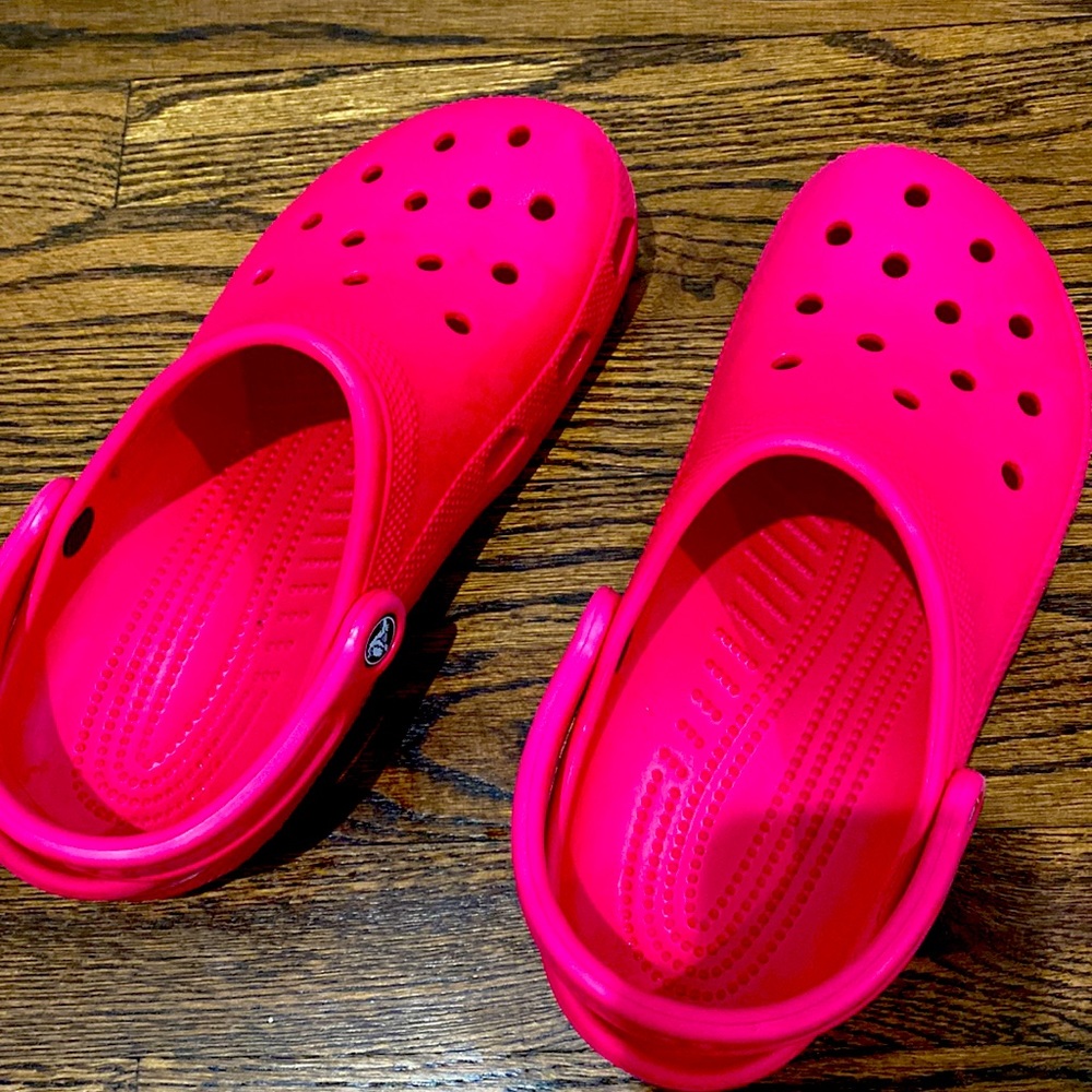 COPY - Hot pink Women size 9 crocs